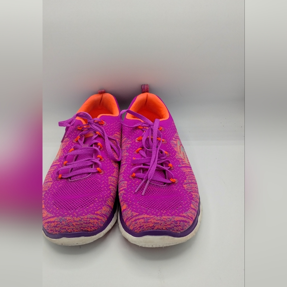 Skechers memory foam-Skech-knit flex sole, women's sneakers, size 11